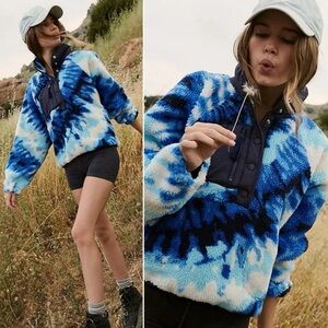 Free People FP Movement Rocky Ridge Fleece Pullover Jacket